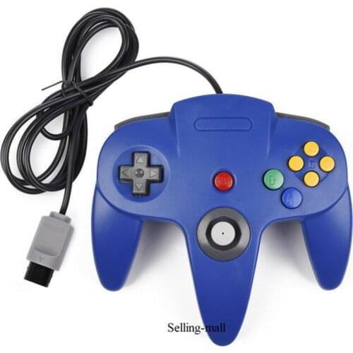 New Gamepad Wired Controller Joypad for Gamecube Joystick Game Accessories for Nintend N64 Port Interface Transparent