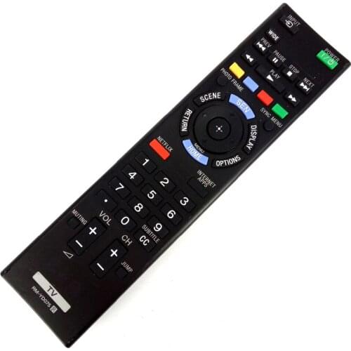 Used Original remote control for Sony TV RM-YD075 kdl40ex640 kdl40ex645 kdl46ex640 kdl46ex641