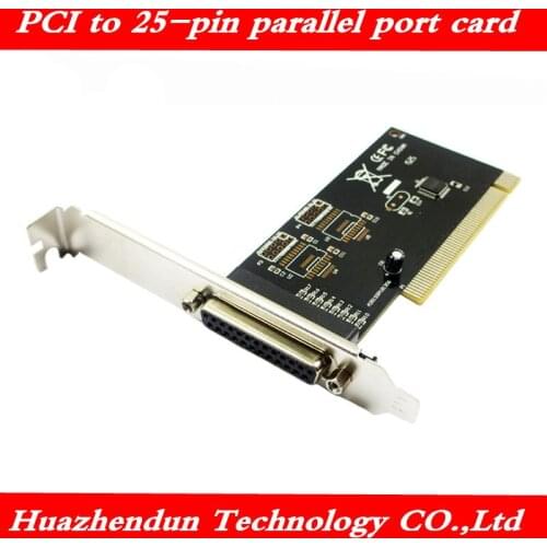PCI to parallel card PCI to 25-hole print card to PCI desktop expansion LPT interface card 1pcs free shipping