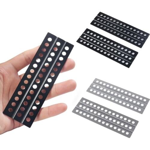 RCTOYFUN 2PCS 150*90*10mm Metal Sand Ladders Recovery Board For 1:10 RC Crawler SCX10 90046 Traxxas TRX-4 D90 D110 Tamiya CC01