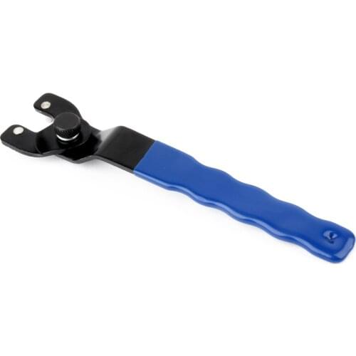 Adjustable Size Angle Grinder Wrench Touch Plastic Handle Protection Angle Grinder Wrench High Carbon Steel Single Head Wrench