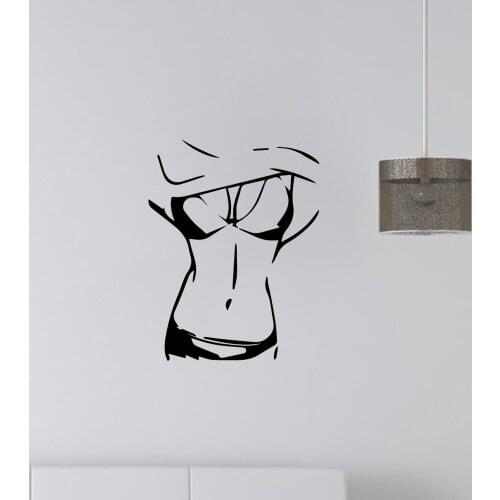 Diy Sexy beauty Wall Sticker Wall Art Sticker Modern Fashion Wallsticker For livingroom Diy Home Decoration Sticker Wallpaper