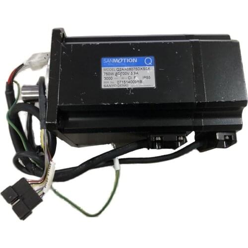 Q2AA08075DXS5X Sanyo Denki Servo Motor Used