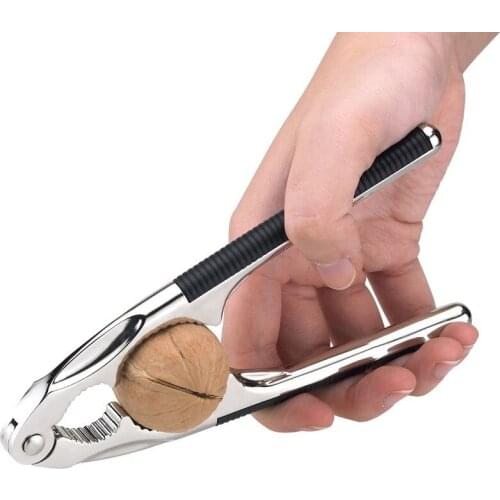 Nuts Sheller Thickening Aluminum Alloy Pine Nut Clip Opener Tools Multi-function MetalCracker Garlic Presses Superior Quality