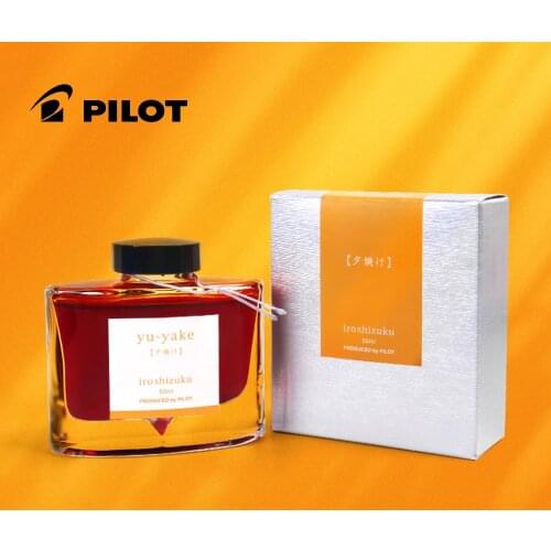 1 Bottle PILOT INK-50 Natural Color Fountain Pen Ink 50ml Iroshizuku Non-carbon 24 Color Ink Non-blocking Pen