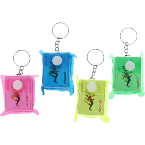 1Pc 4*3cm Portable Mini Playing Cards Keychain Small Board Game Key Chain