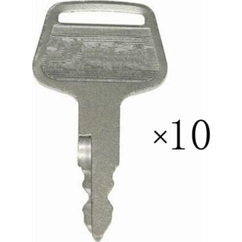 10 KEY For Kato Excavator Heavy Equipment Ignition Key OEM Logo 719-10306001