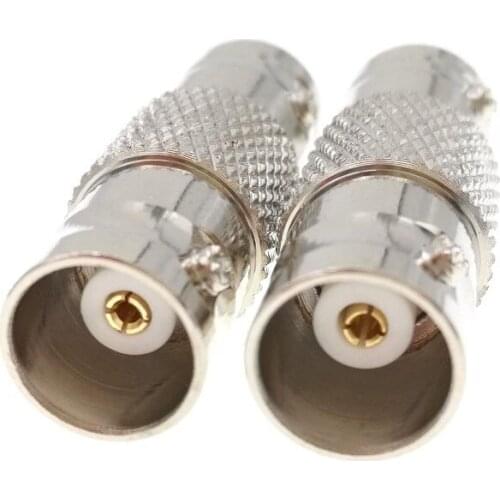 10pcs BNC Female To BNC Female Coupler - Copper for CCTV Cables