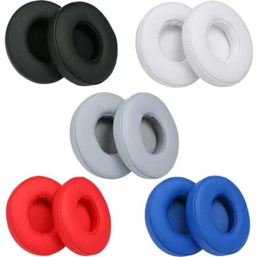 100pairs Replacement Ear Cushions Kit Memory Foam Earpads Cushion Cover for Beats Solo 2.0/3.0 Wireless Headphone