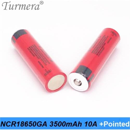 2019 Original 18650 Battery 3500mah NCR18650GA pointed 10a 3.6V Battery for flashlight battery pack use turmera