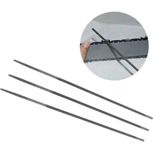 3x Pro 3/8" 4mm Round Chainsaw Saw Chain Files Filing Sharpener For Woodwork New 2017