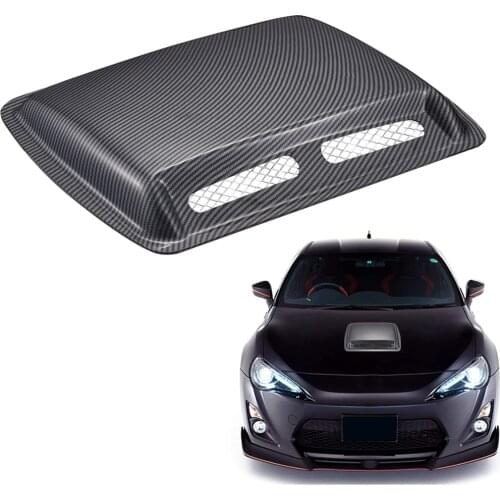 Car Air Flow Intake Decorative Scoop Bonnet Vent Hood Cover Hood Scoop Covers ABS Self-adhesive Car Styling Accessories