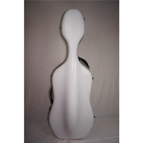 White 4/4 New Hard Cello case fiber Glass strong black #31 carbon fibre black pink blue white