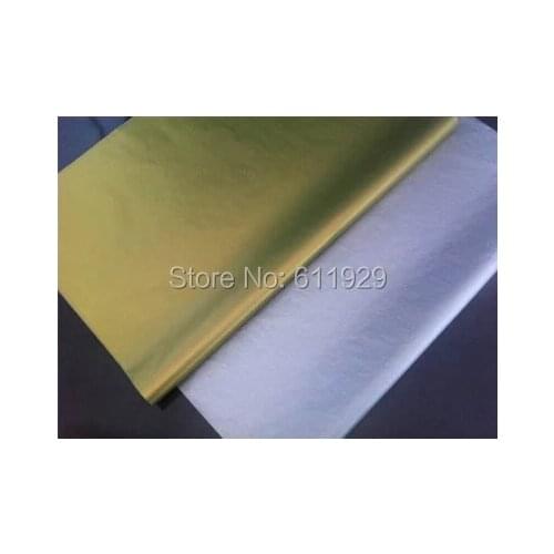 Free shipping 54x75cm golden printing DIY gift craft clothing shoes bag packing tissue paper/festival wedding packaging paper