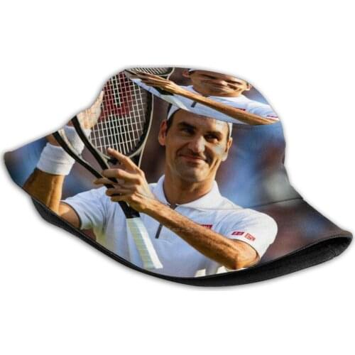 Thanking The Crowd Korean Ladies Outdoor Sun Hat Bucket Cap Sports Sport Legends Legendary Athlete Hero Tennis