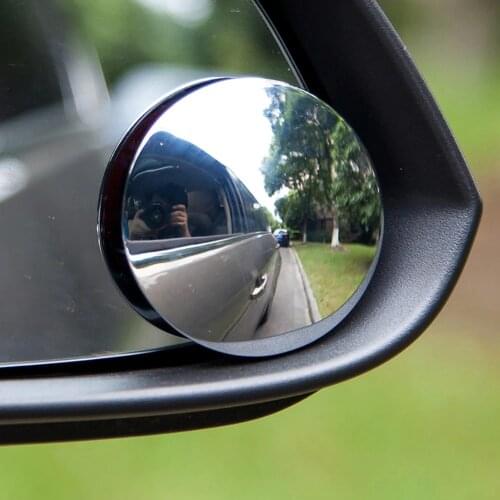 Bostar 1Pcs 360 Round Convex Mirror Car Vehicle Side Blindspot Blind Spot Mirror Small Round RearView Mirror #275886