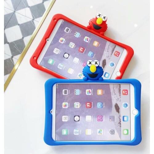 Case for Ipad Mini 5 4 Shockproof Soft Silicon Cartoon Tablet Protective Shell Stand Cover for Ipad Mini 1 2 3 7.9" Funda+pen