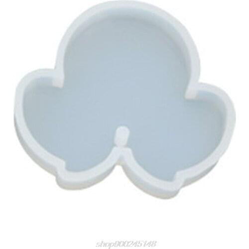 DIY Pendant Key Chain Making Mould UV Resin Decorative Crafts Transparent Silicone Mold Crystal Epoxy Molds J19 21 Dropshipping