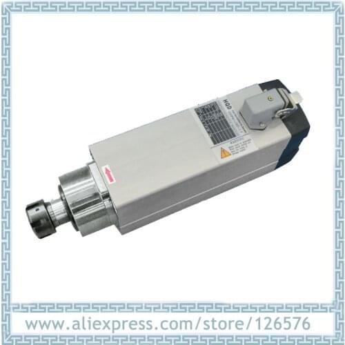 Wood milling spindle motor 4.5kw ER25 Air cooled spindle motor 18000rpm AC220V/AC380V 4 Ceramic beairng spindle motor