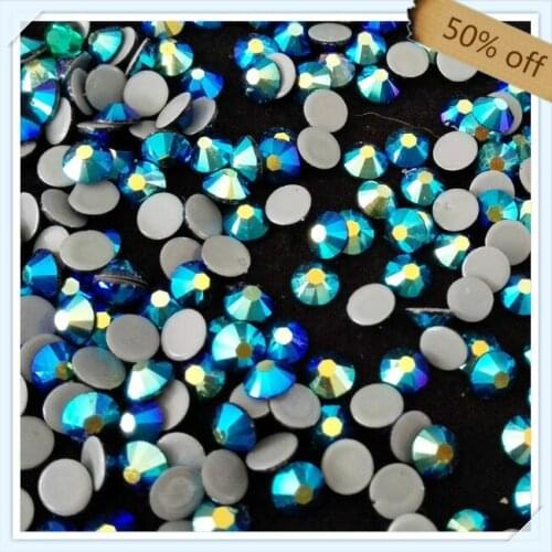 Hot sale free shipping new glue size ss20 5mm JET AB color with 1440 pcs each pack ; diamond stone for DRESSES