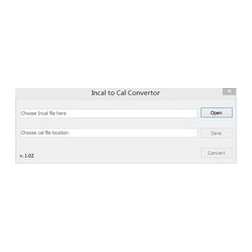 INCAL TO CAL CONVERTOR unlock