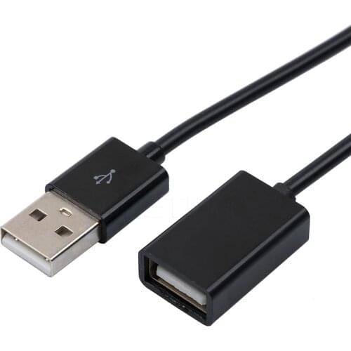 Hot 100cm 50cm USB 2.0 A Male To Female Extension Data Extender Charge Extra Cable For Iphone Samsung Note4 S6 Edge Laptop