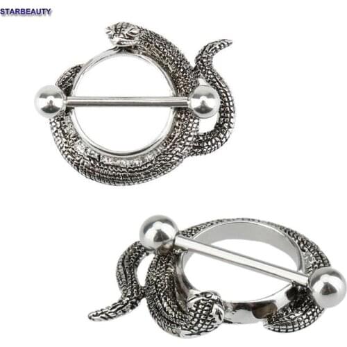 New Special Little Snake Nipple Piercing Mamilo, Sexy Women Nipple Ring Body Jewelry Unique Nipple Piercings Rings Body Piercing