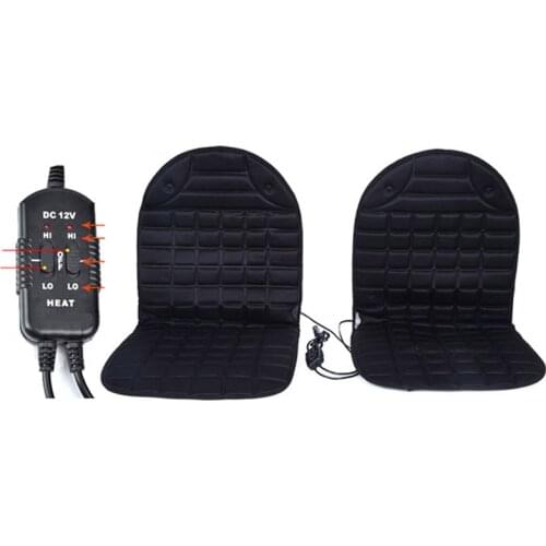 2018 new arrival 12v heated car seat cushion universal electric pads pair heating pads keep warm seats covers quailty guarantee