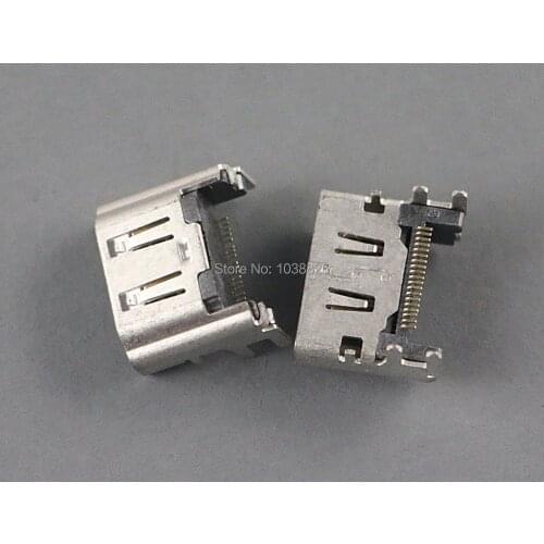 Original used HDMI-compatible Socket Interface Connector for PS4 socket Repair Parts 10pcs/lot