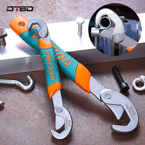 DTBD Adjustable Spanner Multi-function Universal Wrench Tool Home Repair Key Hand tool Multi Purpose Universal Pipe Wrench