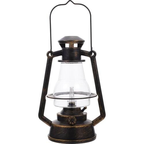 Retro Horse Lantern LED Flame Candle Light Waterproof Garden Outdoor Camping Hanging Night Light Decoration