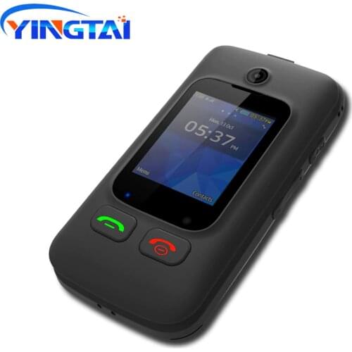 Original YINGTAI T22 3G MTK6276 GPRS MMS Big Push Button senior phone Dual SIM Dual Screen Flip mobile phone for elder 2.4 inch