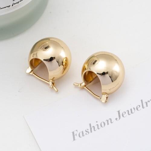 Женские золотые серьги YUEFUZHANG China At AliExpress