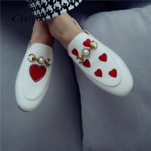 CIALISA Women Slipper New Design Outdoor Spring Summer Low Heel Square Toe Sexy Fashion Women Slipepr Shoes