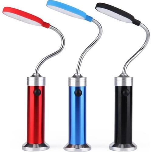 1pcs Portable Magnetic 360 Degree Adjustable LED Grill Light Lamp for BBQ Barbecue Outdoor Camping Tools Car Repair Work Lights