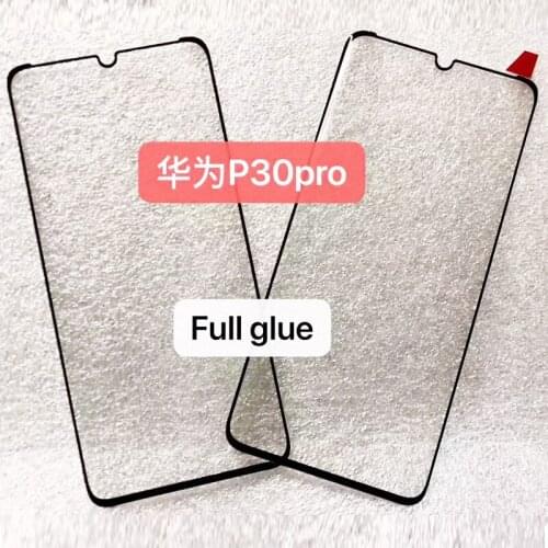 100pcs 3D Gull Glue Tempered Glass For Hua wei P30 Pro Mate 20 pro screen protector Free DHL