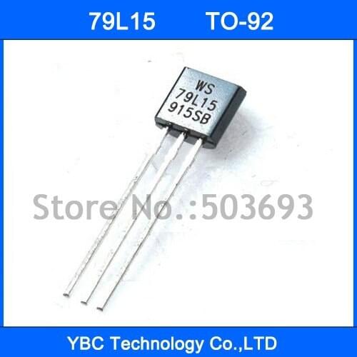 100pcs WS79L15 79L15 Voltage Regulator -15V TO-92