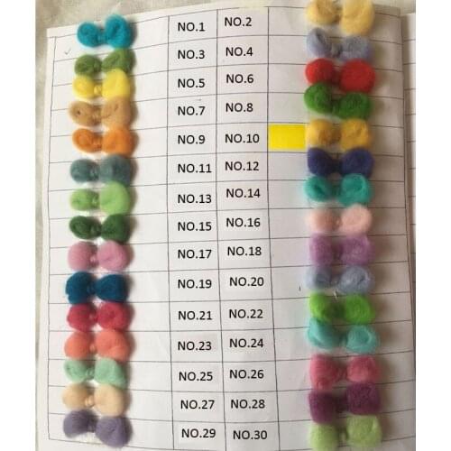 200g wool roving for needle felting merino wool fiber 70s Please leave a message color number for any choice of color