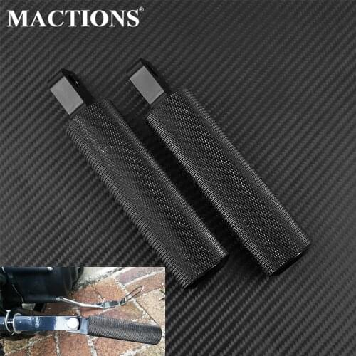 2x Male Mount Motorcycle CNC All Aluminum Foot Pegs Footrest For Harley Touring Custom Dyna Fat Bob Sportster XL883 Softail