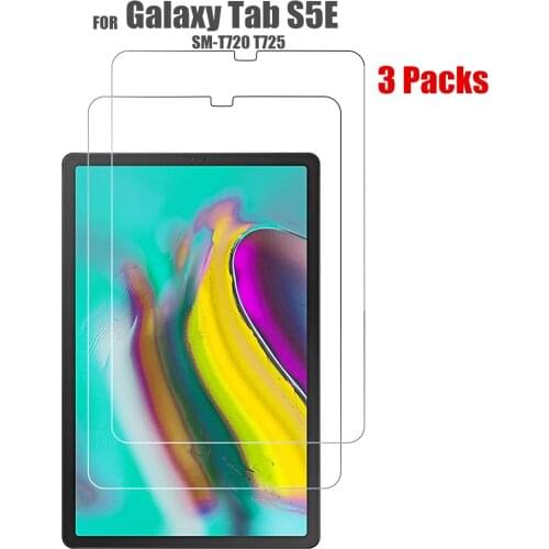 3Pack Glass Screen Protector for Samsung Galaxy Tab S5e 9H Hardness Tempered Glass for Samsung Tab S5E T720 T725 SM-T720 SM-T725
