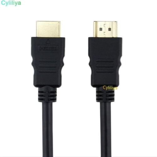 50pcs HDMI Cable Male to Male Cable HDMI Splitter 1M 1080P 3D for HD TV LCD Laptop PS4 Xbox Projector Computer