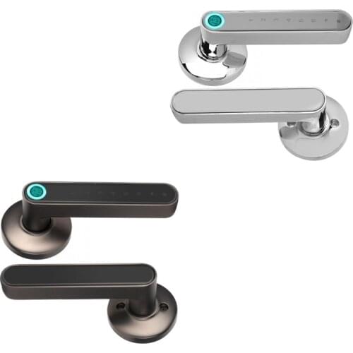 C1FB Intelligent Lock Fingerprint Deadbolt Door Locks with Keypad Keyless Entry Electronic Digital Lock Multiple Ways to Open