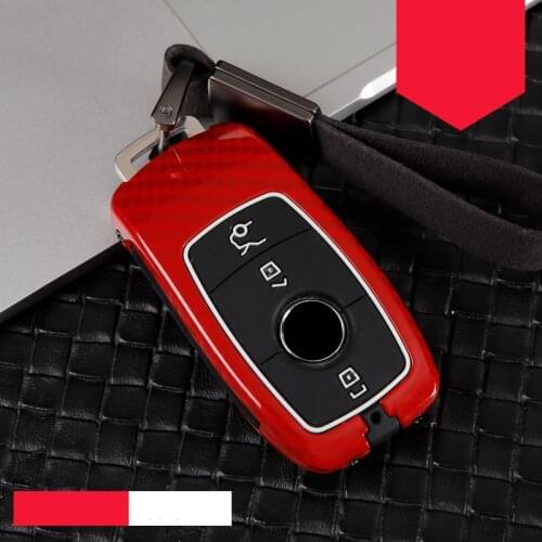 Hot sale Zinc alloy+Silica gel Car Key Case Cover For Mercedes Benz W203 W210 W211 W124 W202 W204 AMG C S E Class W213 2017 2018