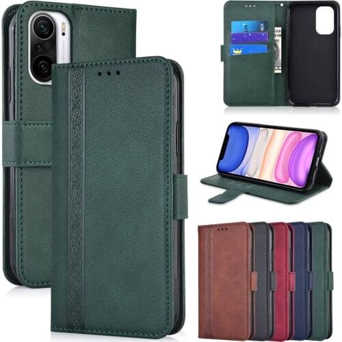 Case for Redmi K40 K30 K20 Pro Plus K30i 9T 9AT 9A 8A 8 Note 10 9 8 Pro 10S 8T Cover for Poco F3 X3 Pro NFC Wallet Leather Case