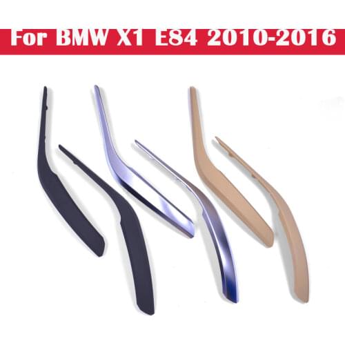 Beige Black Caps For BMW X1 E84 2010-2016 Car Inner door Panel handle Cover Auto Left Right Interior Door Armrest Pull Trim