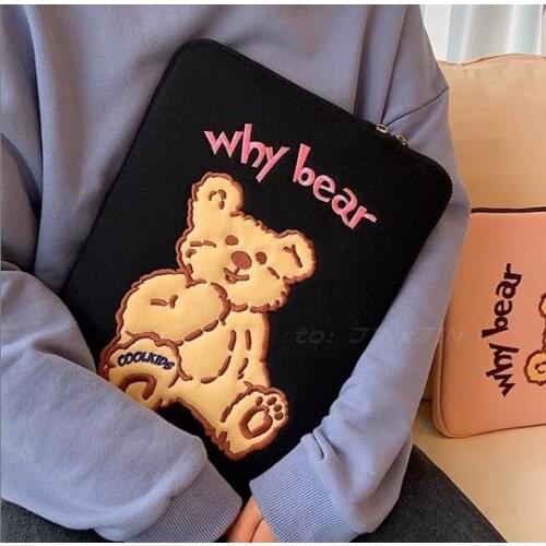 Kawaii Laptop Bag 11 12 16 13 15 Inch Case For MacBook Air Pro 2020 2019 Mac Book Computer Fabric Sleeve Cover Accessories