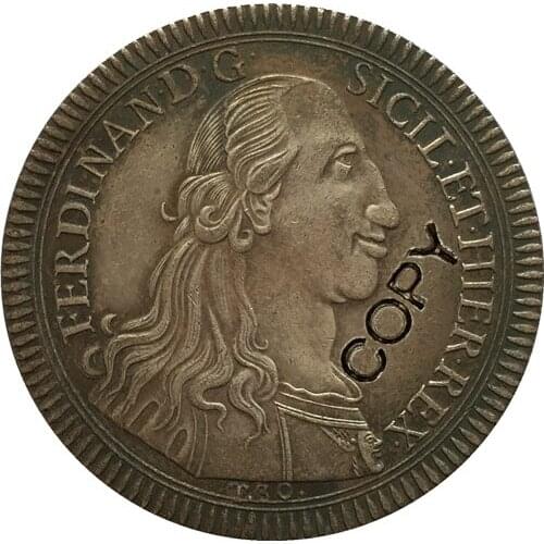 Italian states 1793 1 Oncia, 30 Tari - Ferdinando I copy coins