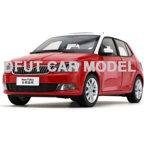 Diecast wheel 1:18 Alloy FABIA Car Model Of Childrens Toy Cars Original Authorized Authentic Kids Toys For Collection