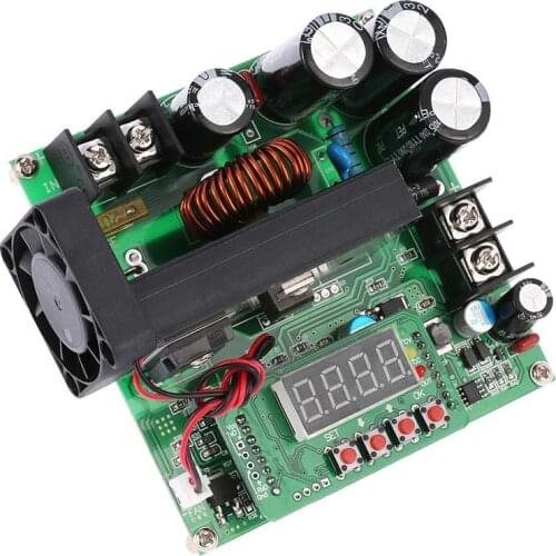 Top Deals 900W DC-DC Boost Converter 8-60V to 10-120V 15A Step Up Power Supply Module