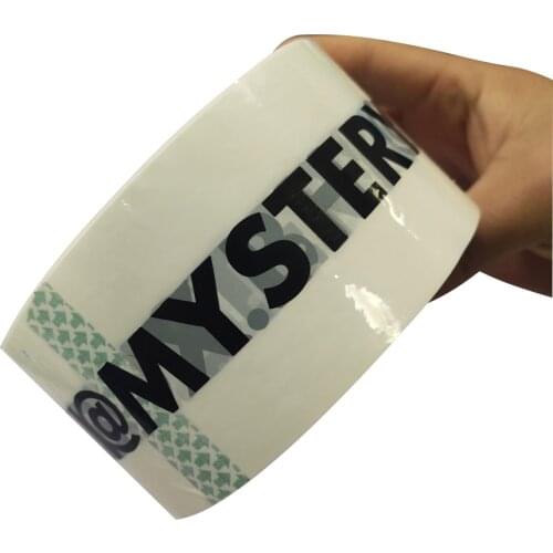 Personalize White Tape Logo Custom Carton Tape Packaging Adhesive 45mm*100m